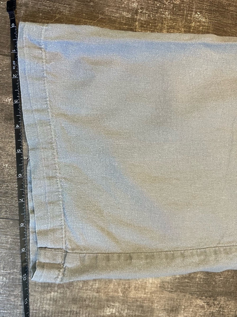 Old Navy Light Grey Drawstring Linen Pants Size Large - Picture 8 of 8